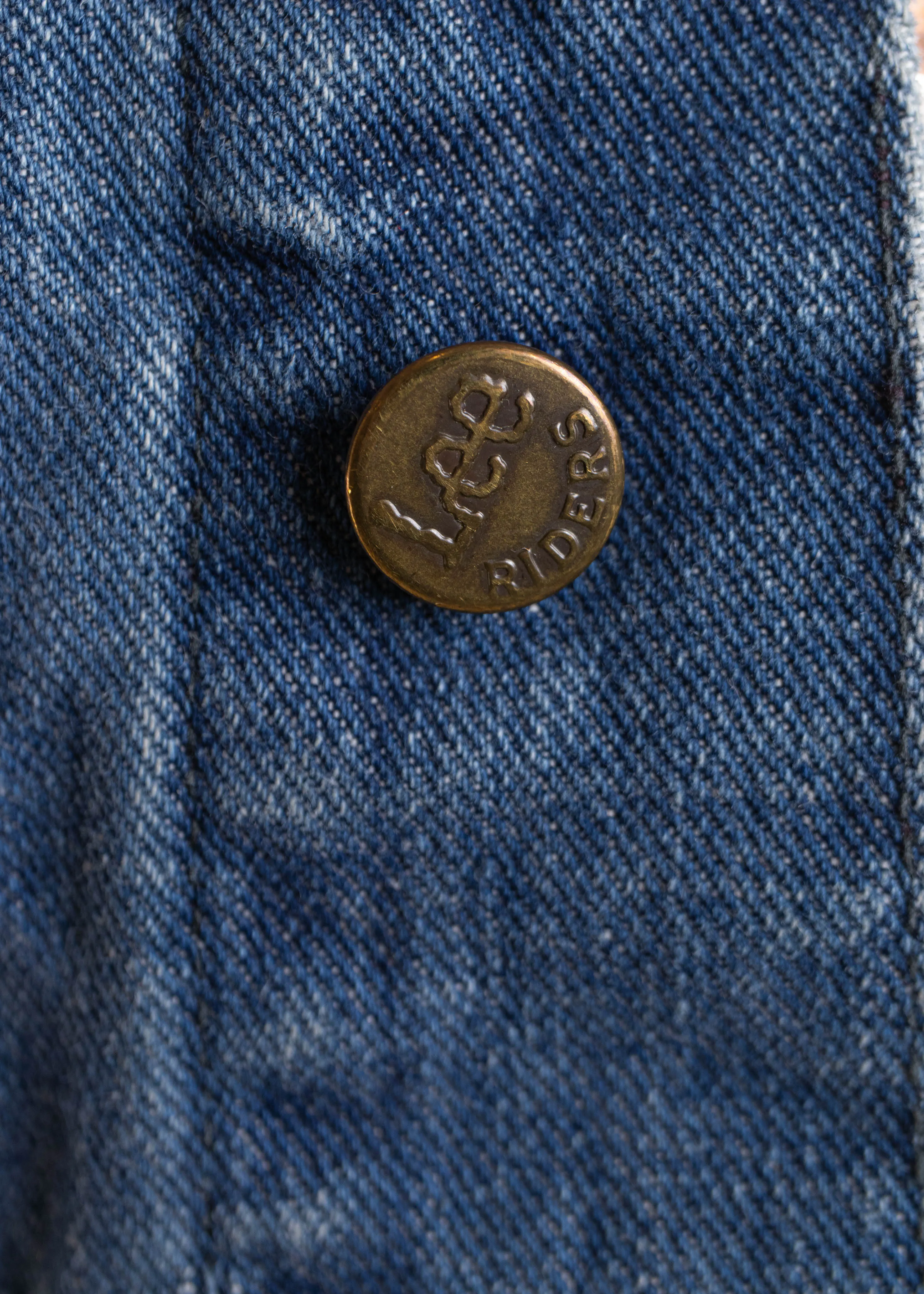 1970s Lee Riders Trucker Denim Jacket Size XS/S