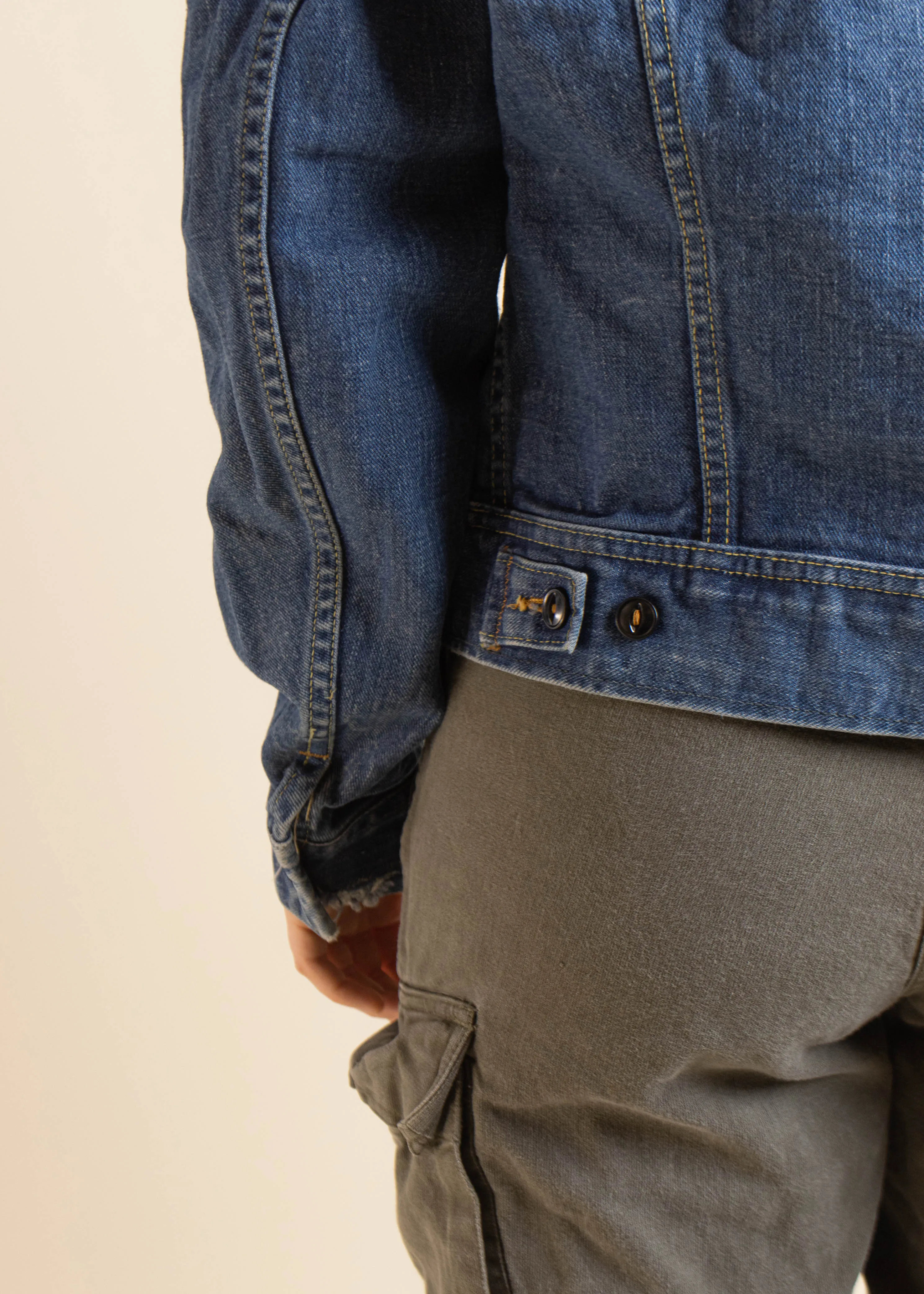 1970s Lee Riders Trucker Denim Jacket Size XS/S