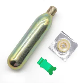24 Gram CO2 Cartridge for Life Vest, Auto/Manual PFD Life Jacket Rearming Kit, Metal Cartridge for Life Jacket CO2 Cartridges, 24 Gram Co2 Cartridge 1/2 Thread for Life Jacket