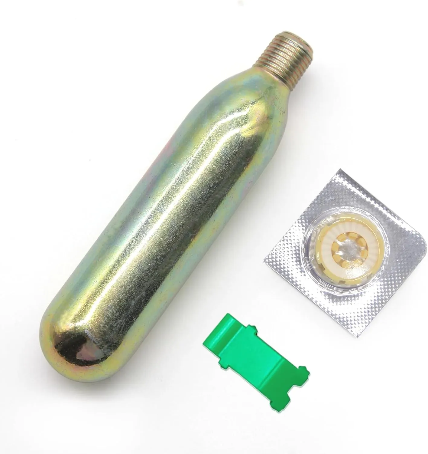 24 Gram CO2 Cartridge for Life Vest, Auto/Manual PFD Life Jacket Rearming Kit, Metal Cartridge for Life Jacket CO2 Cartridges, 24 Gram Co2 Cartridge 1/2 Thread for Life Jacket