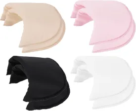 4 Pairs Sponge Shoulder Pads for Womens Bra Strap Pads for Shoulders Set-in Shoulder Pads, Shoulder Enhancer Sewing Supplies for Women Men Round Shoulders Blazer T-Shirt 4 Colors