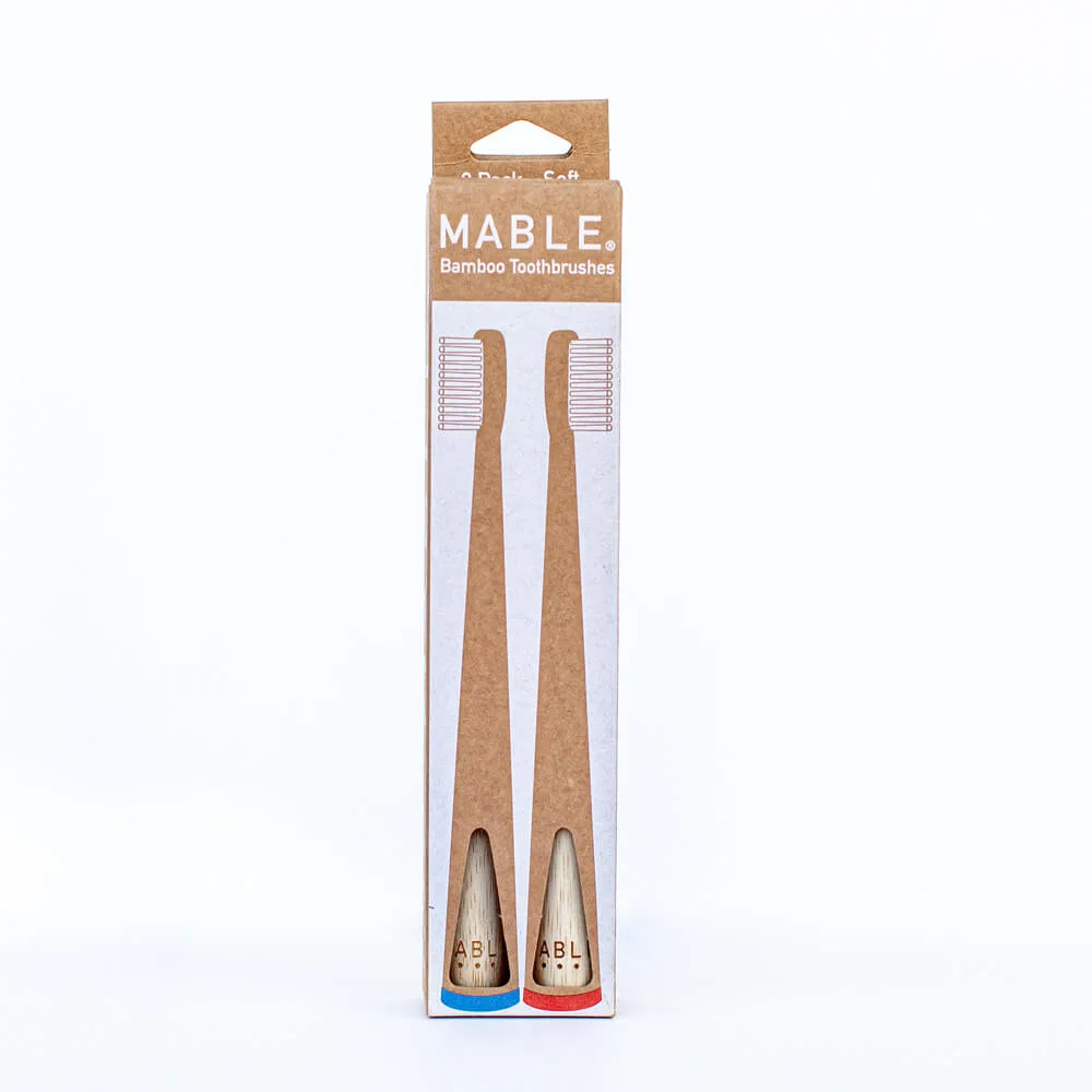 Bamboo Toothbrush - 2 Pack