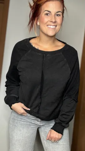 Black Victoria Vintage Sweater