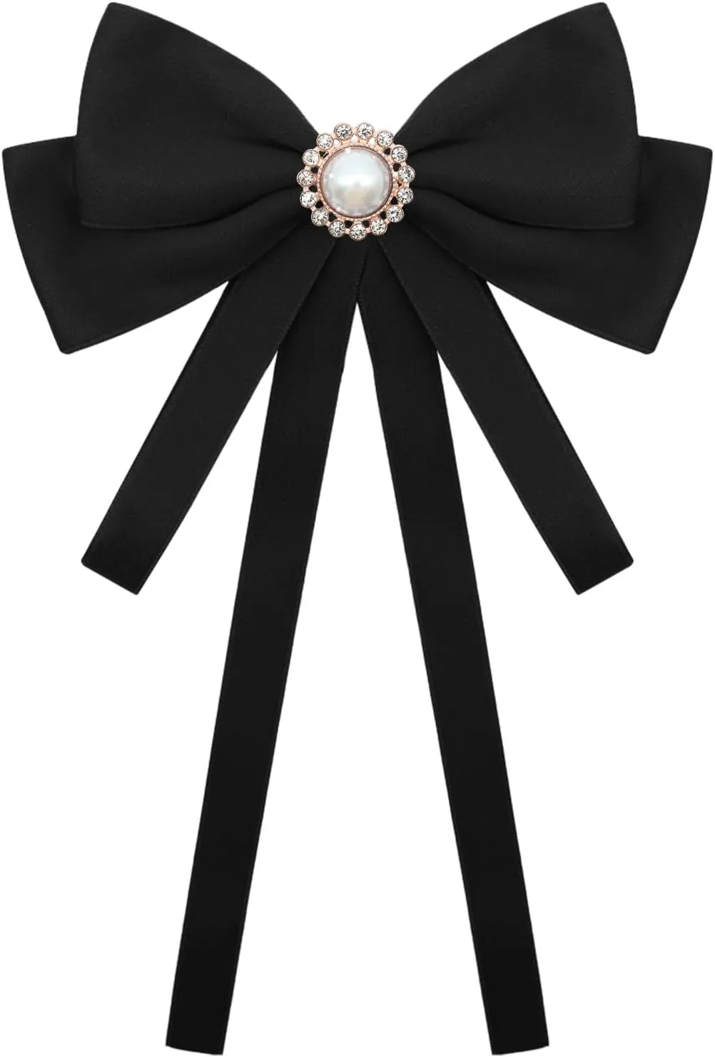 Bow Ties for Women, Adjustable Pre Tied Bow Tie Solid Color Ribbon Bowtie for Girls Ladies Party Daily Cosplay School