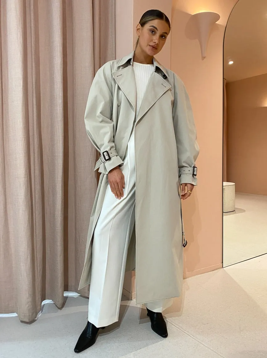 Camilla and Marc George Trench Coat in Oyster