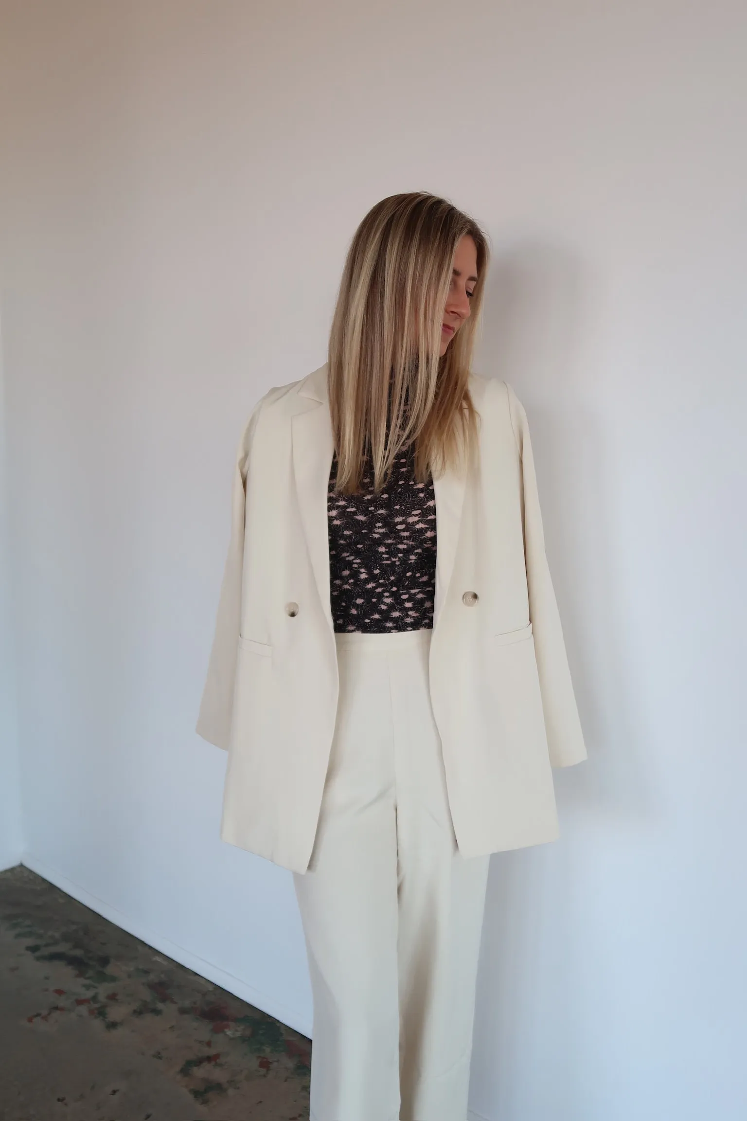 Carrey Button Blazer