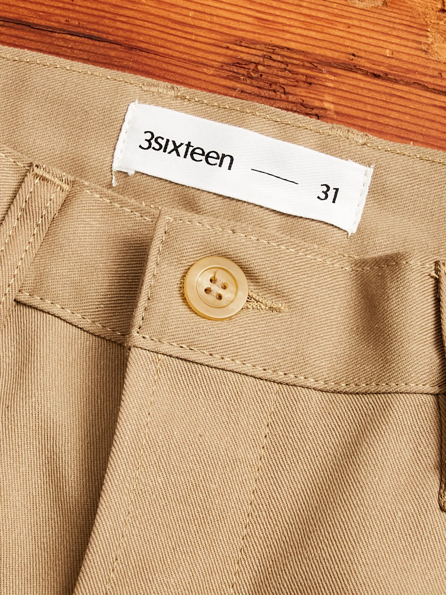 CH-44x 12oz Selvedge Chino in Beige
