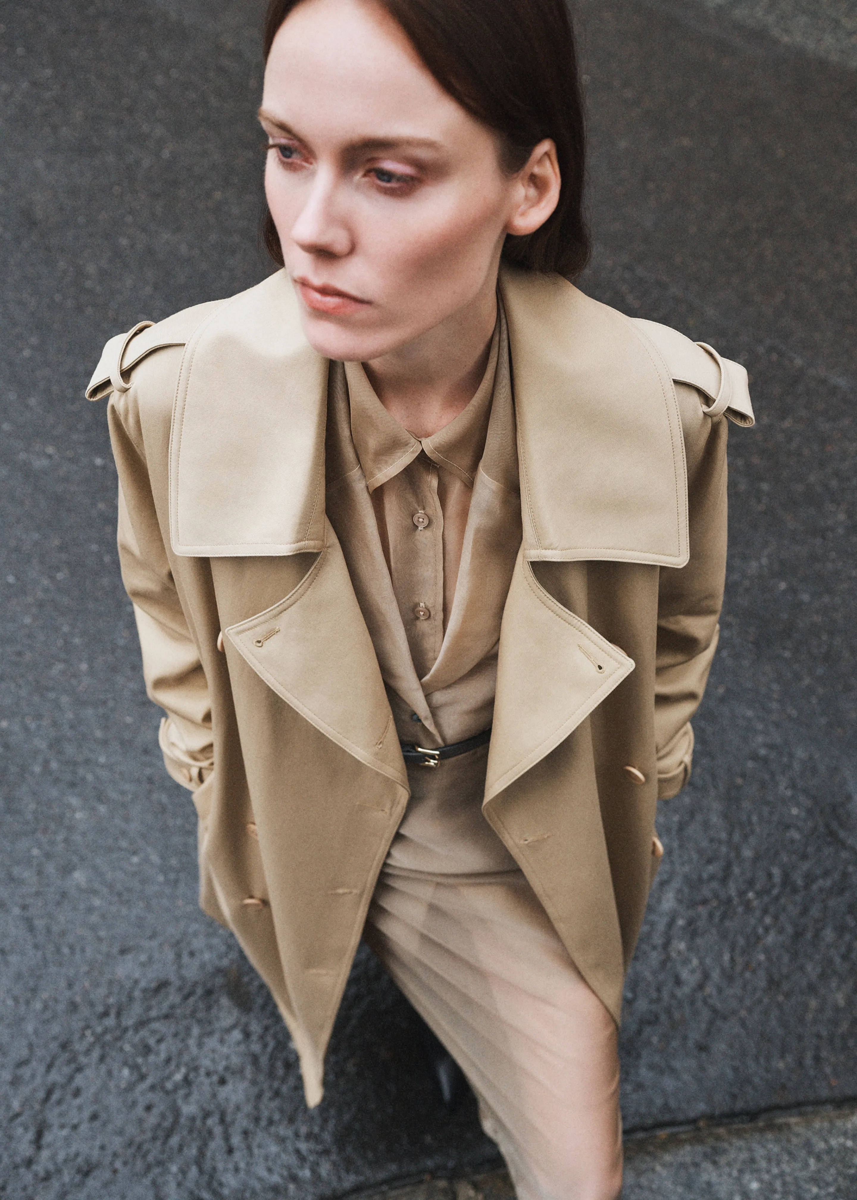 Coline Trench Coat - Beige