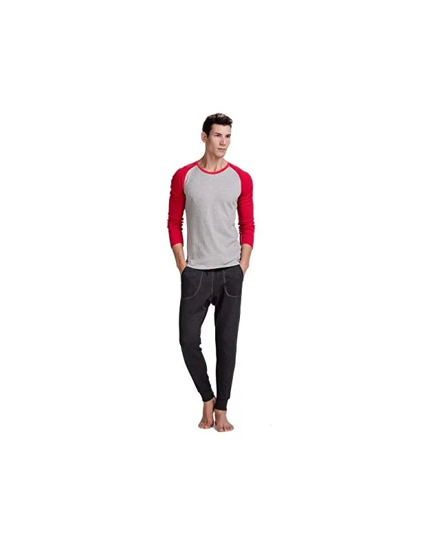 CYZ Men's Thermal Long Sleeve Crew Top
