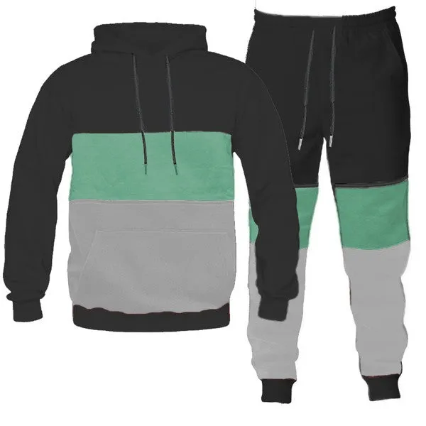 Derek Color Block Sweat Set