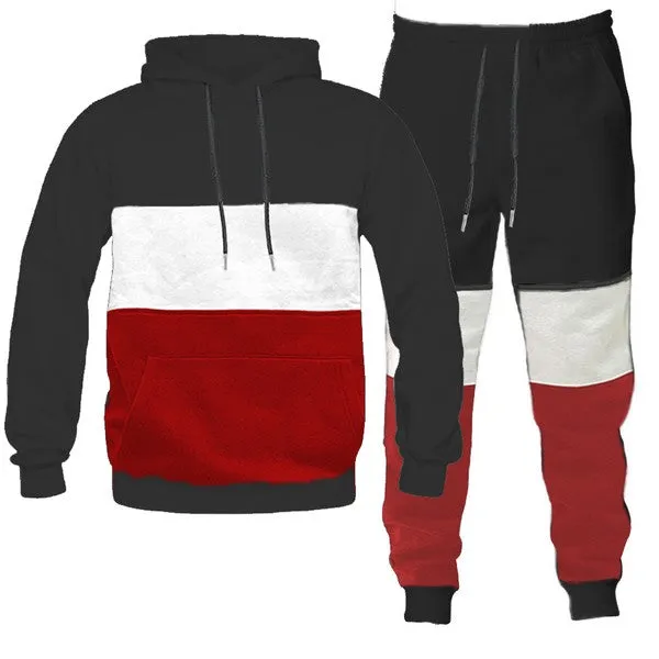 Derek Color Block Sweat Set