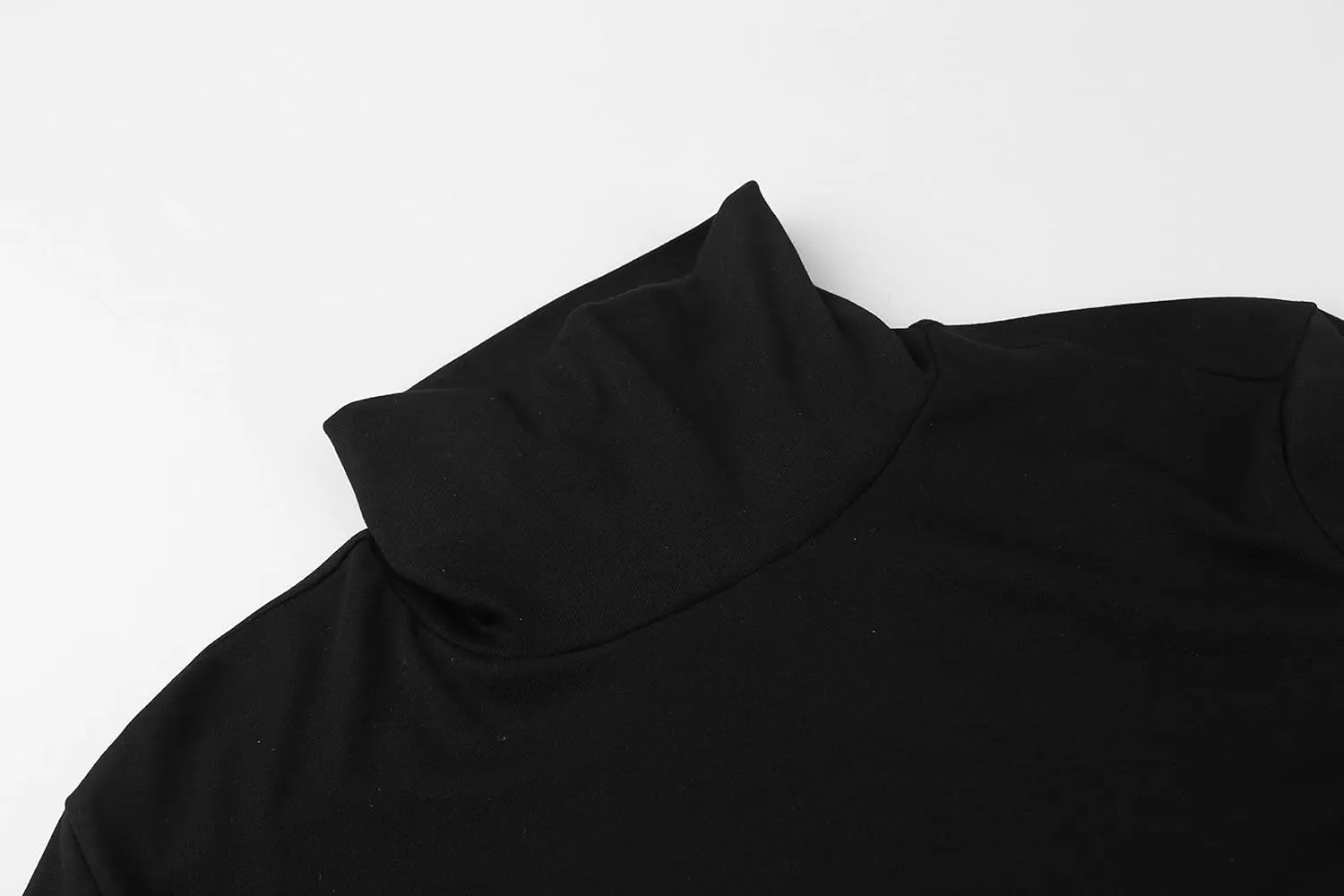 Derminpro Men's Slim Fit Soft Turtleneck Long Sleeve Pullover Lightweight T-Shirt