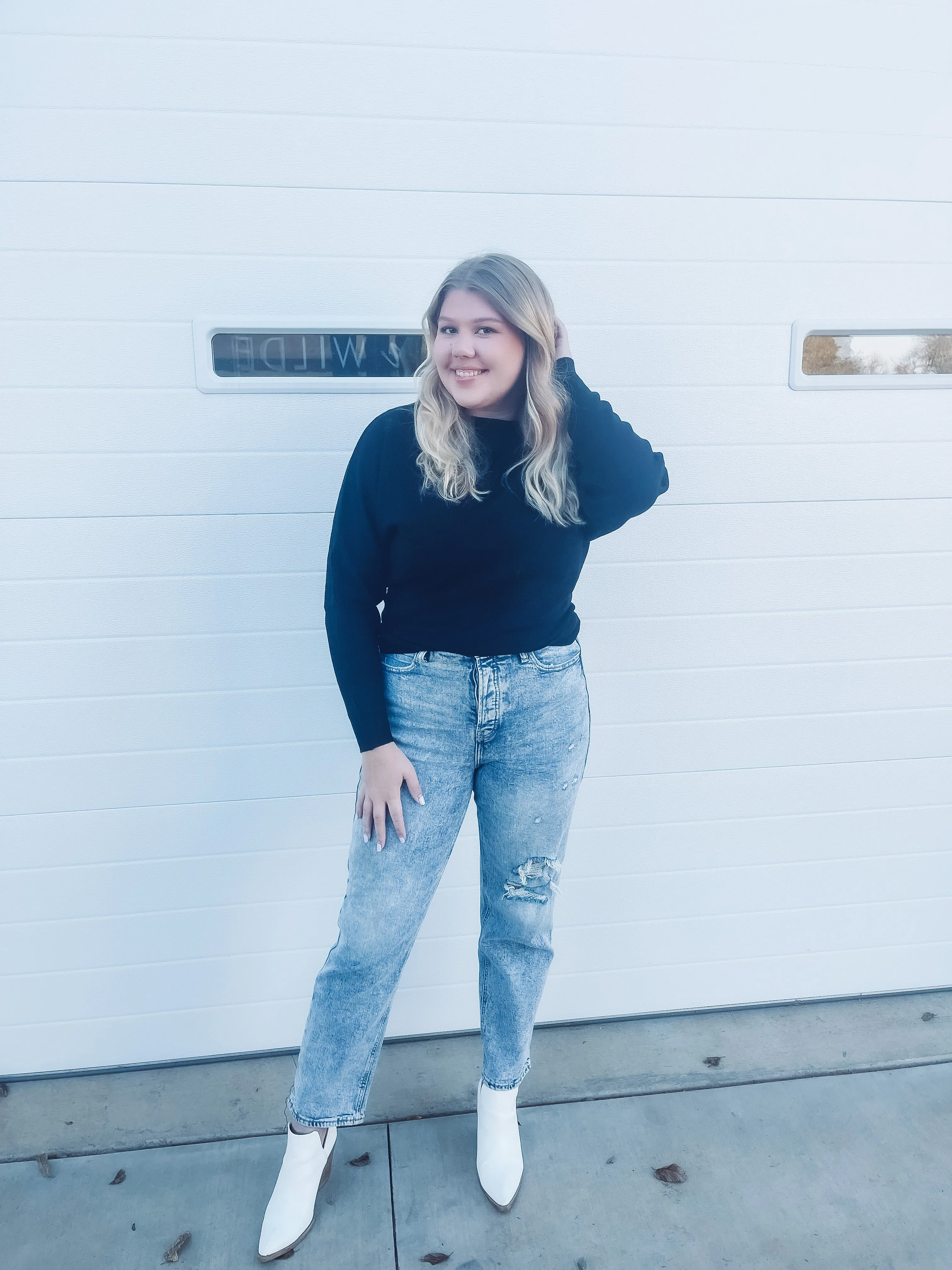 Falling for Me Off Shoulder Sweater