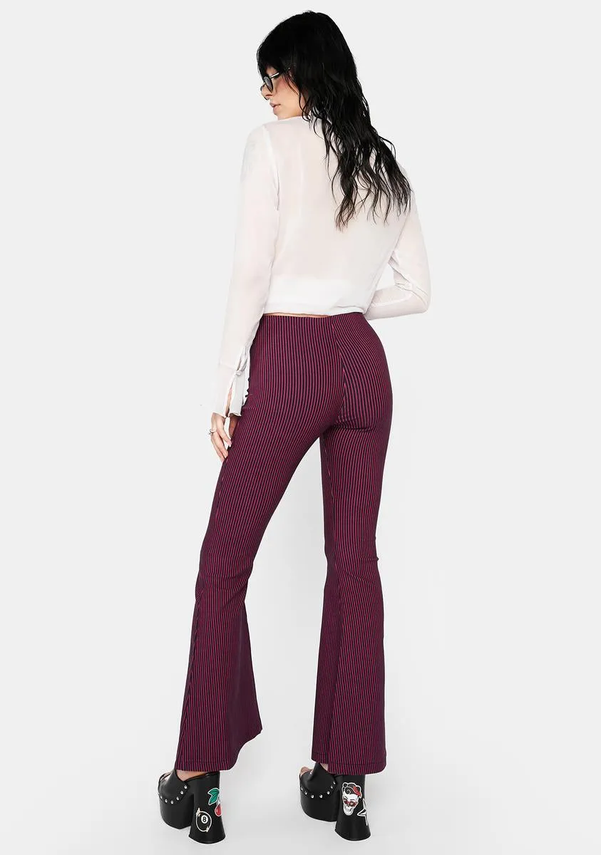 Feeling The Blues Flared Pants