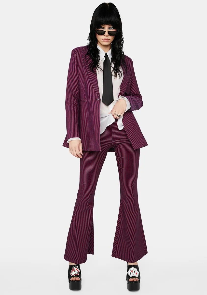 Feeling The Blues Flared Pants
