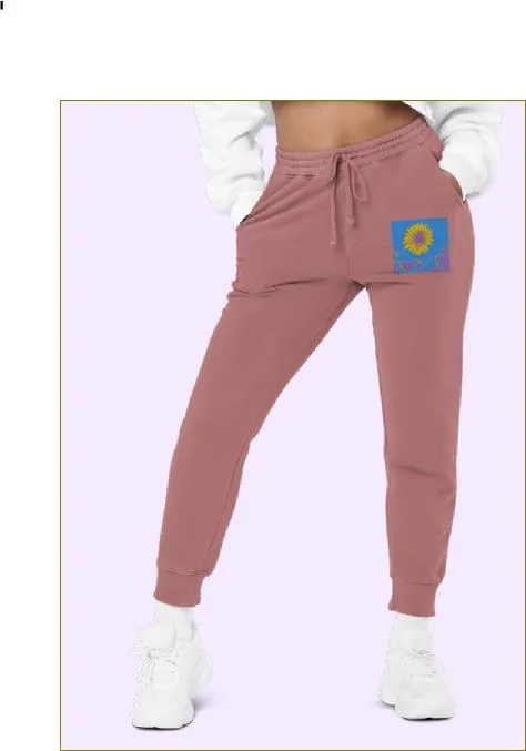 Flower of Yellow ~ Pigment-dyed Unisex Sweatpants