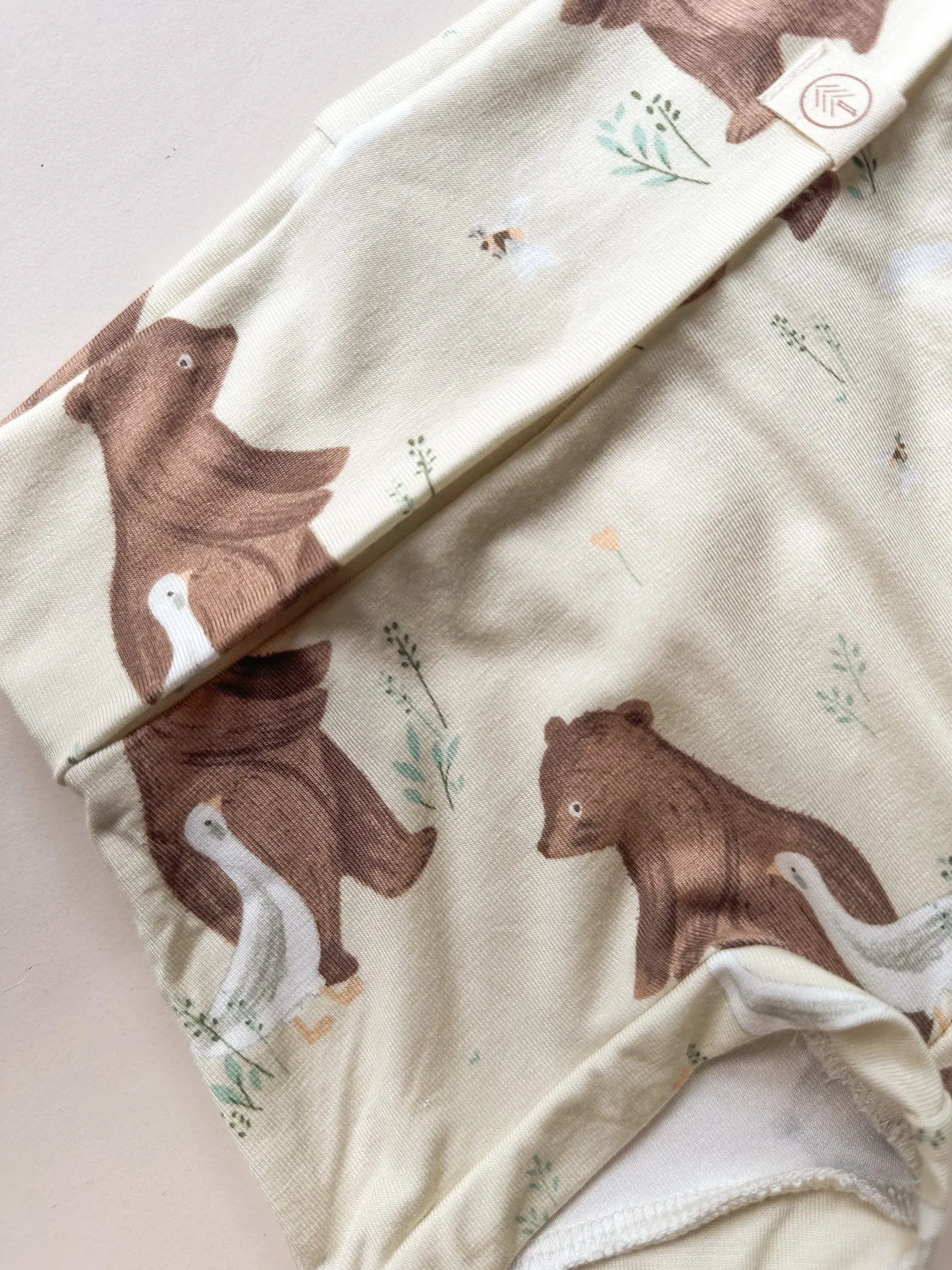 Fold-Over Bloomers | Baby & Toddler | Luxury Bamboo | Bear and Duck