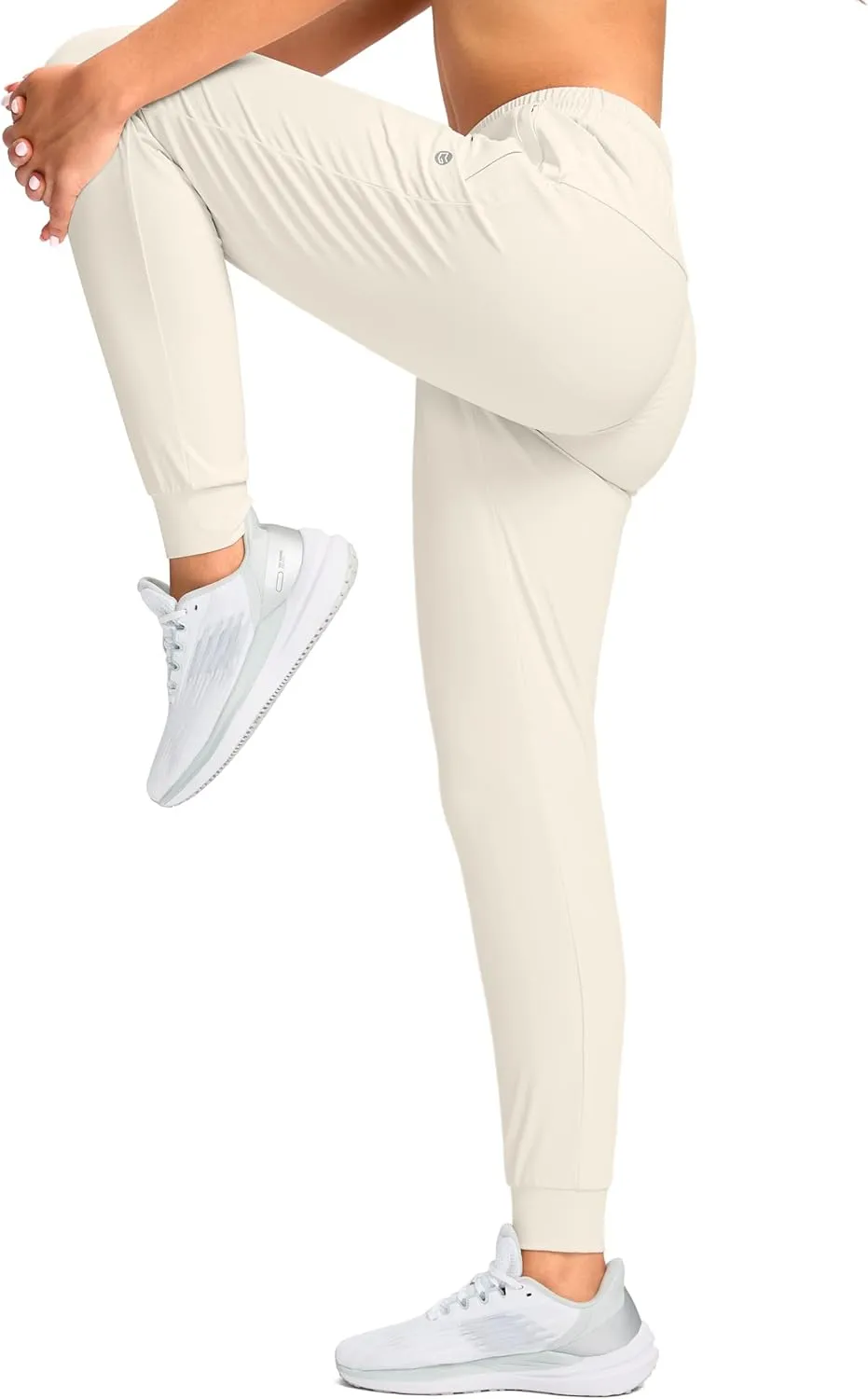 G Gradual Women's Joggers Pants with Zipper Pockets Tapered Running Sweatpants for Women Lounge, Jogging