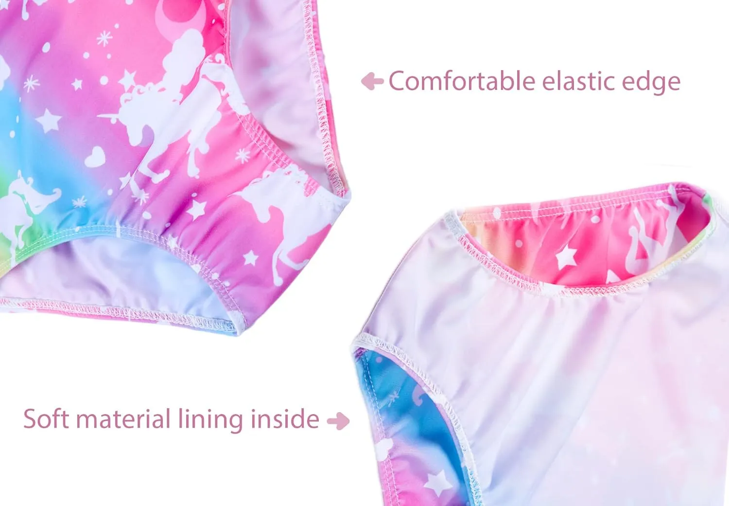 Girls Swimsuits One-Piece Bathing Suits Multicolor Kids Sport Summer Beach Swimwear for 2-10 Years Old