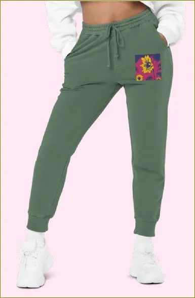 Hazing Sunflowers ~ Pigment-dyed Unisex sweatpants