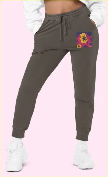 Hazing Sunflowers ~ Pigment-dyed Unisex sweatpants
