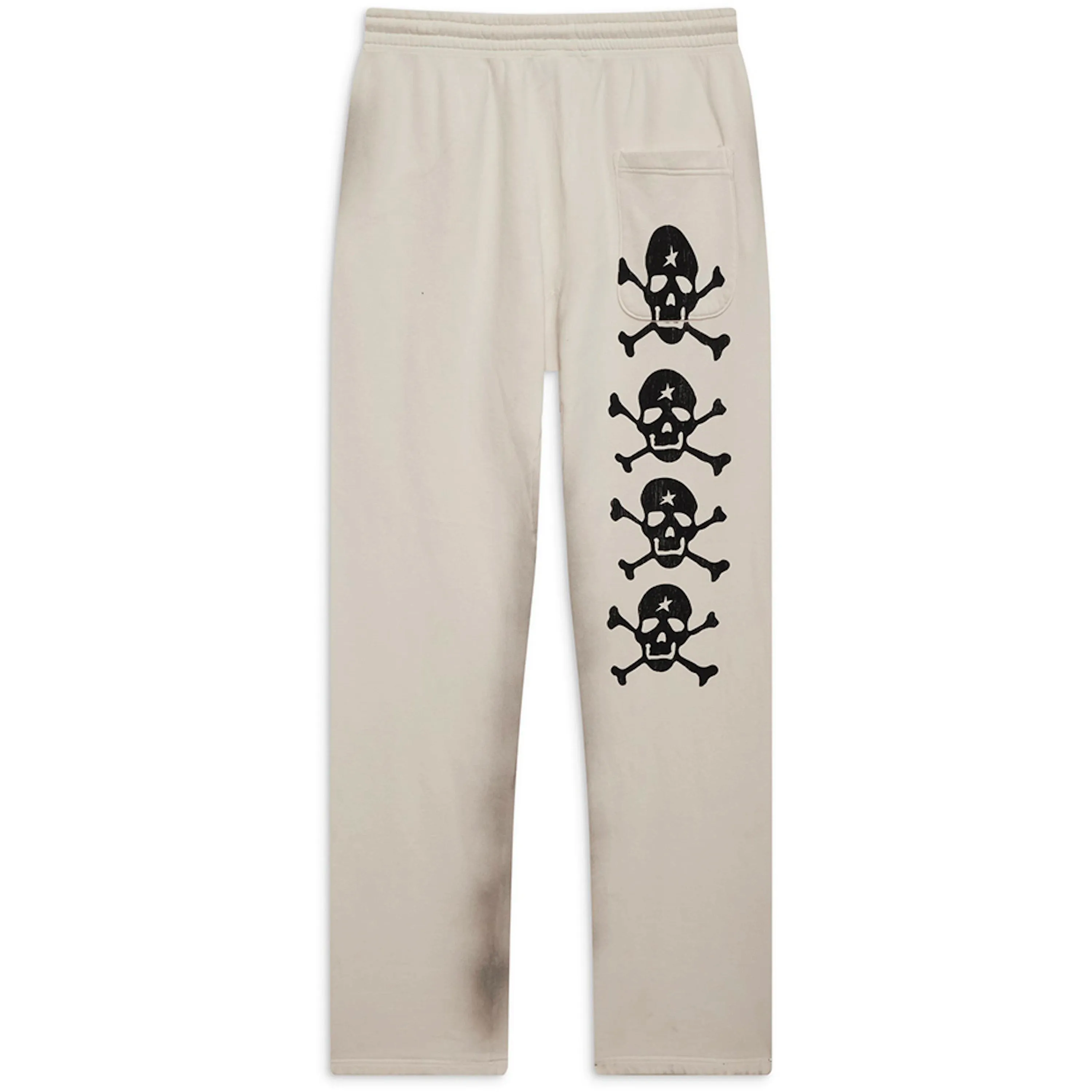 Hellstar If You Dont Like Us Beat Us White Sweatpants
