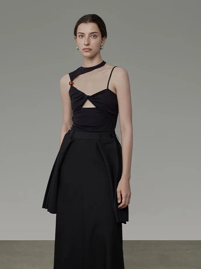 Layered Flare Chic Nichi Long-Skirt