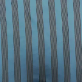 Light Blue Striped Organza Fabric