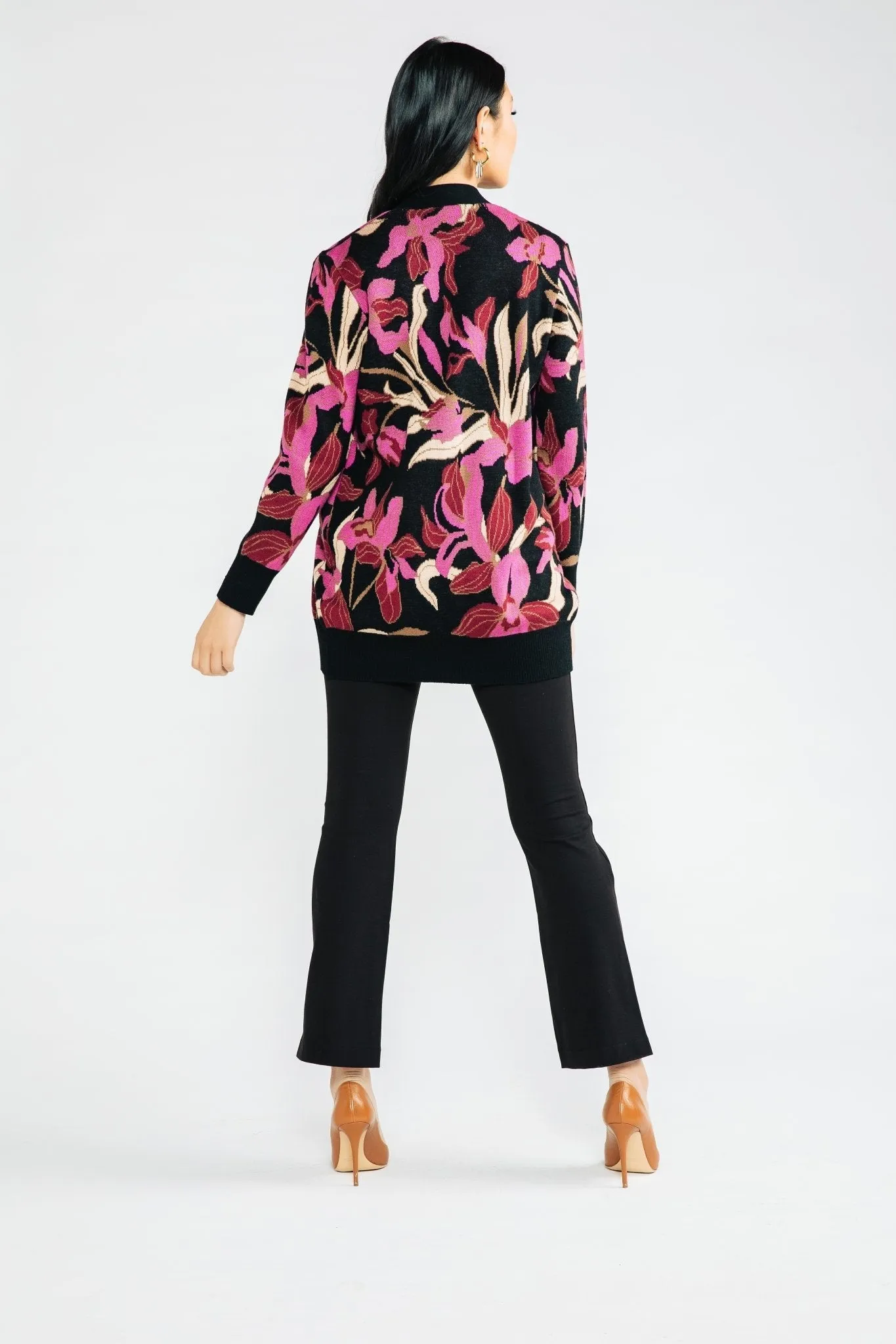 Magenta Floral Kristyn Cardigan