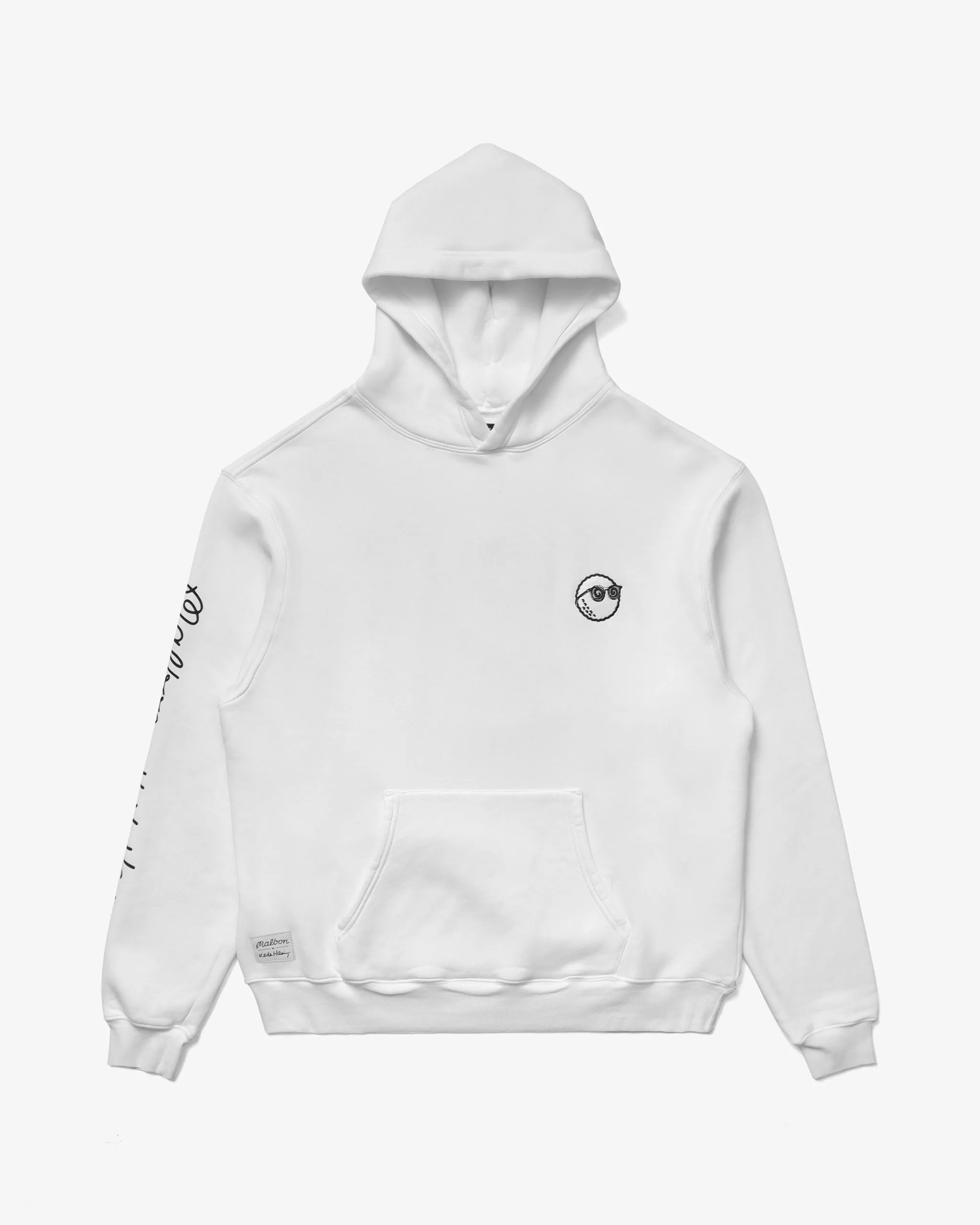 Malbon Golf MALBON X KEITH HARING HOODIE - WHITE