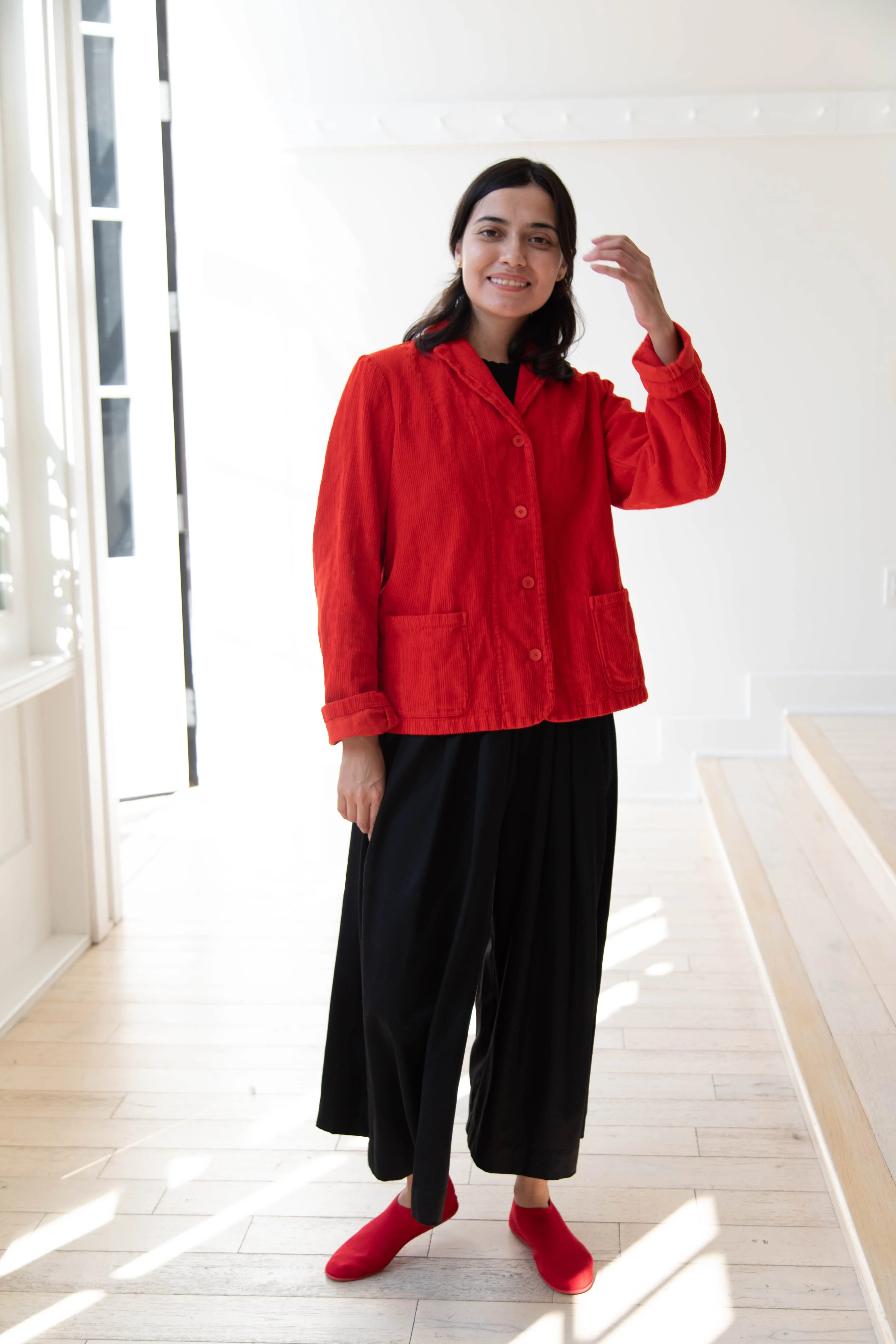 Manuelle Guibal | Mini Veste Blic in Volcanic