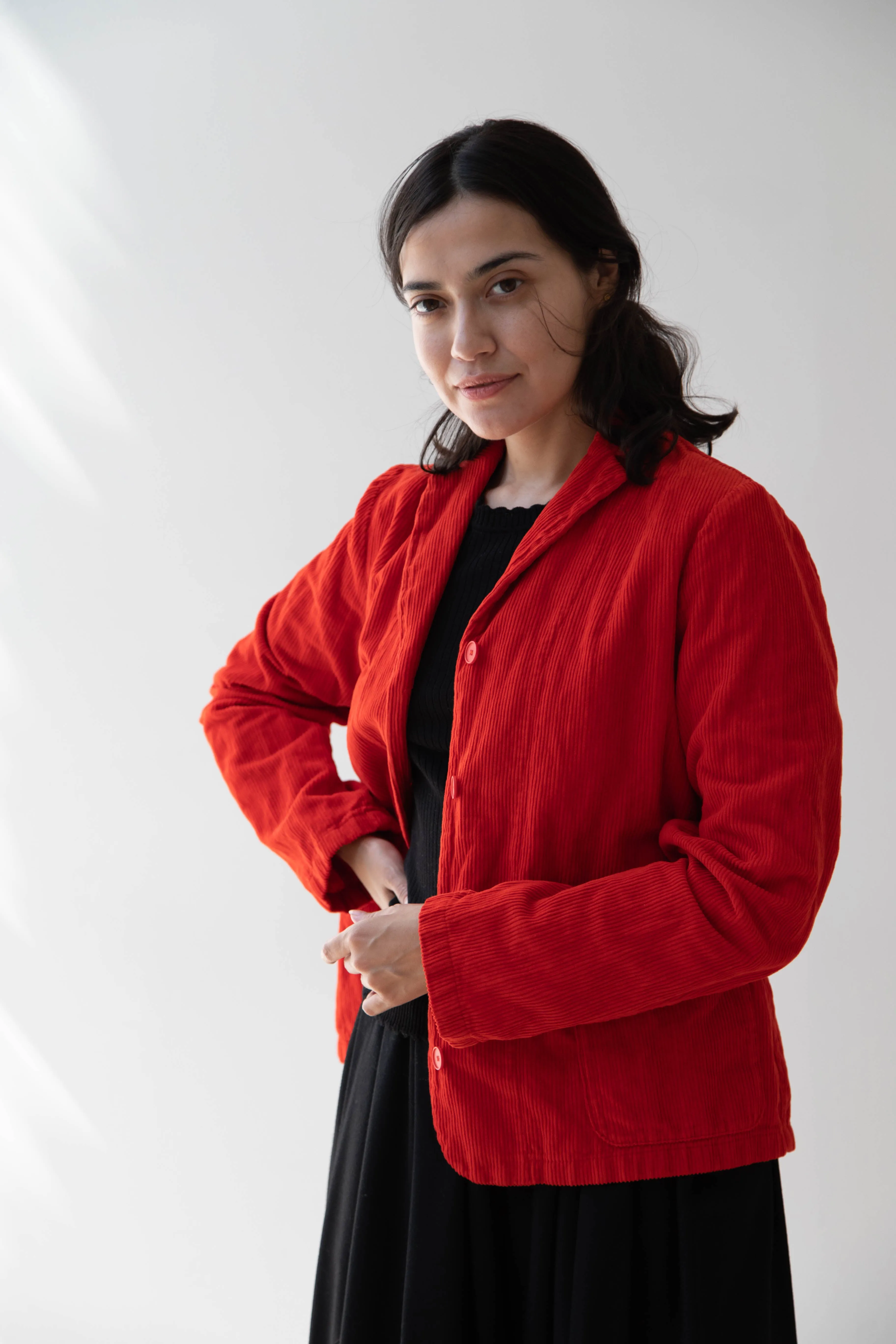 Manuelle Guibal | Mini Veste Blic in Volcanic