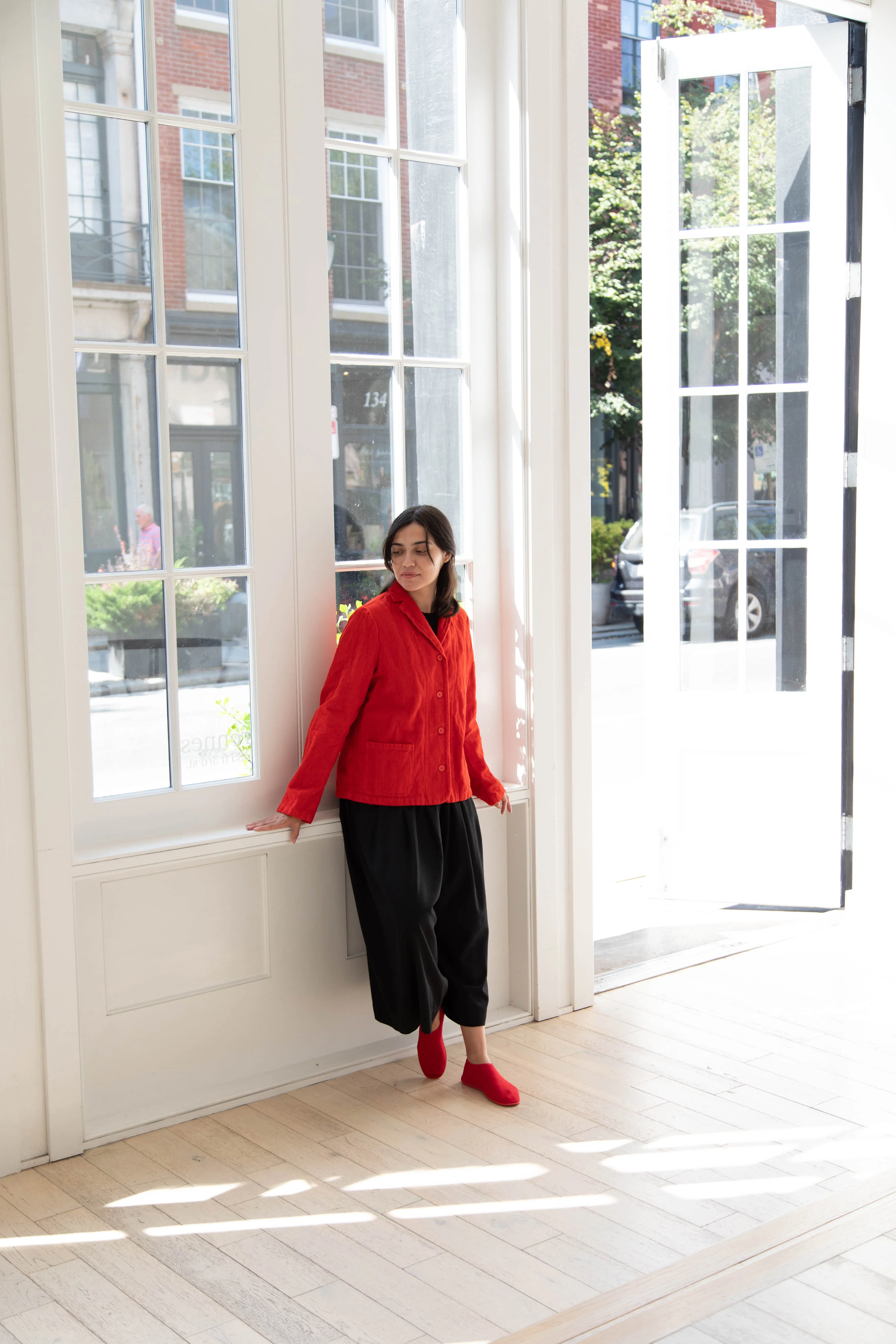 Manuelle Guibal | Mini Veste Blic in Volcanic