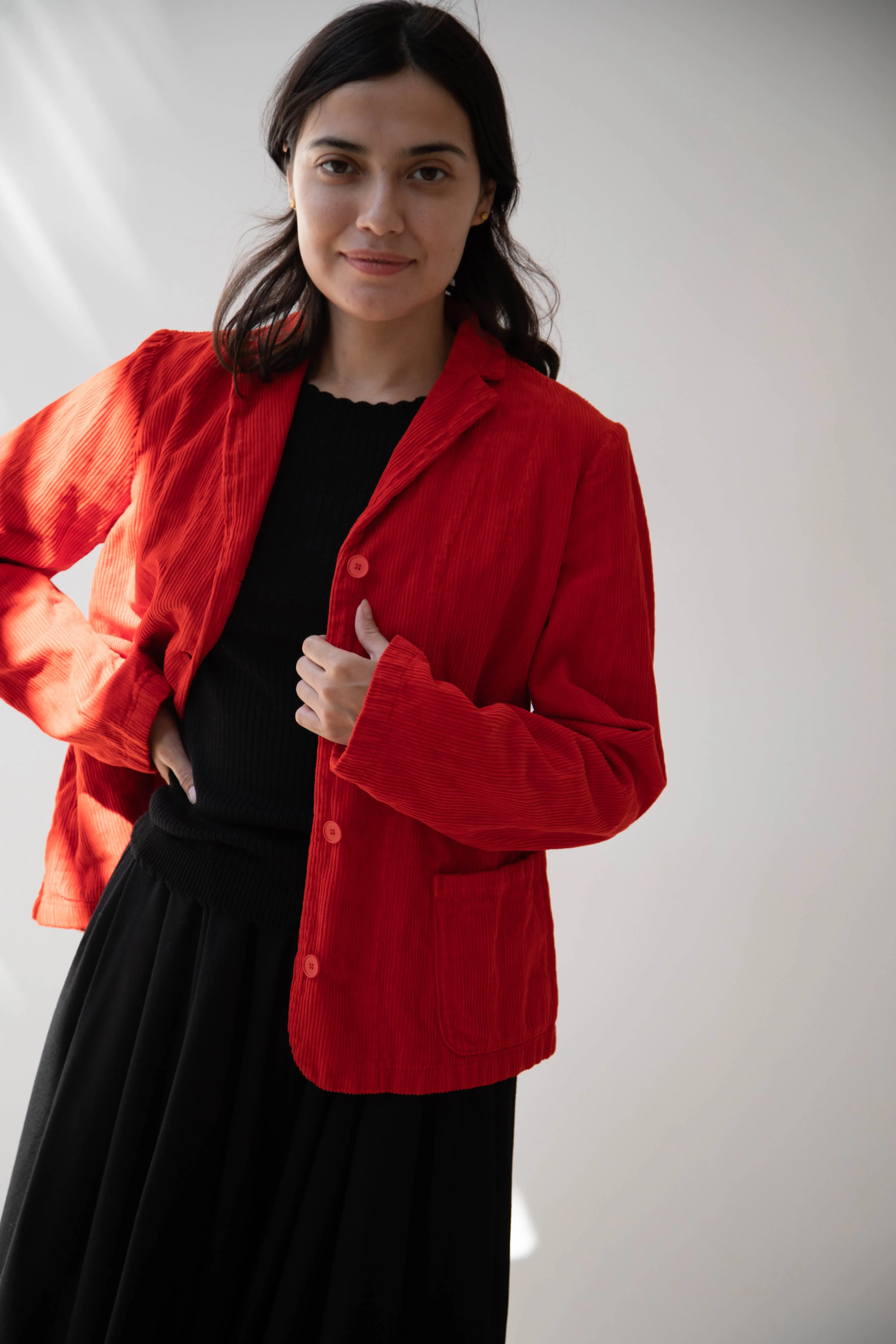 Manuelle Guibal | Mini Veste Blic in Volcanic