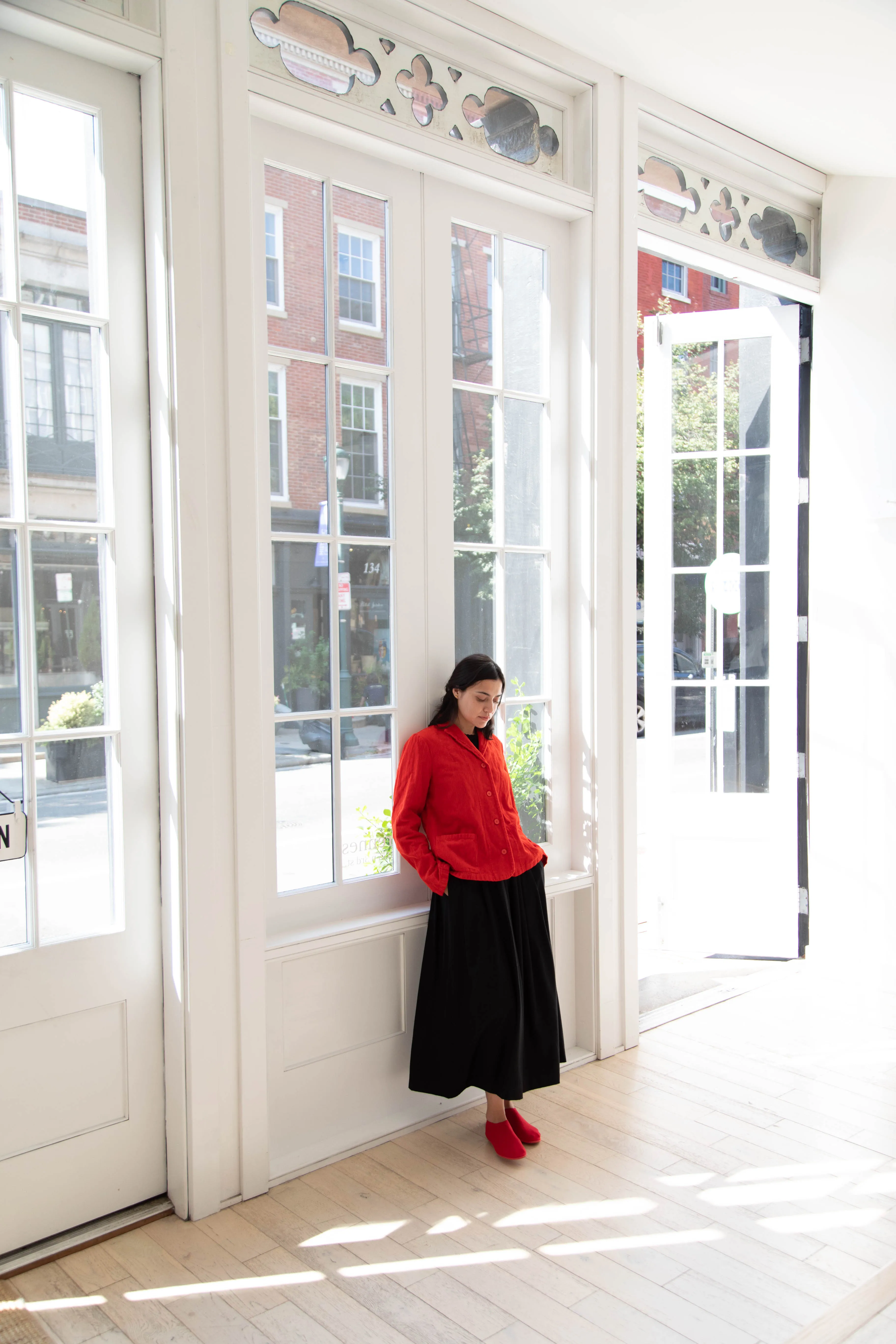 Manuelle Guibal | Mini Veste Blic in Volcanic