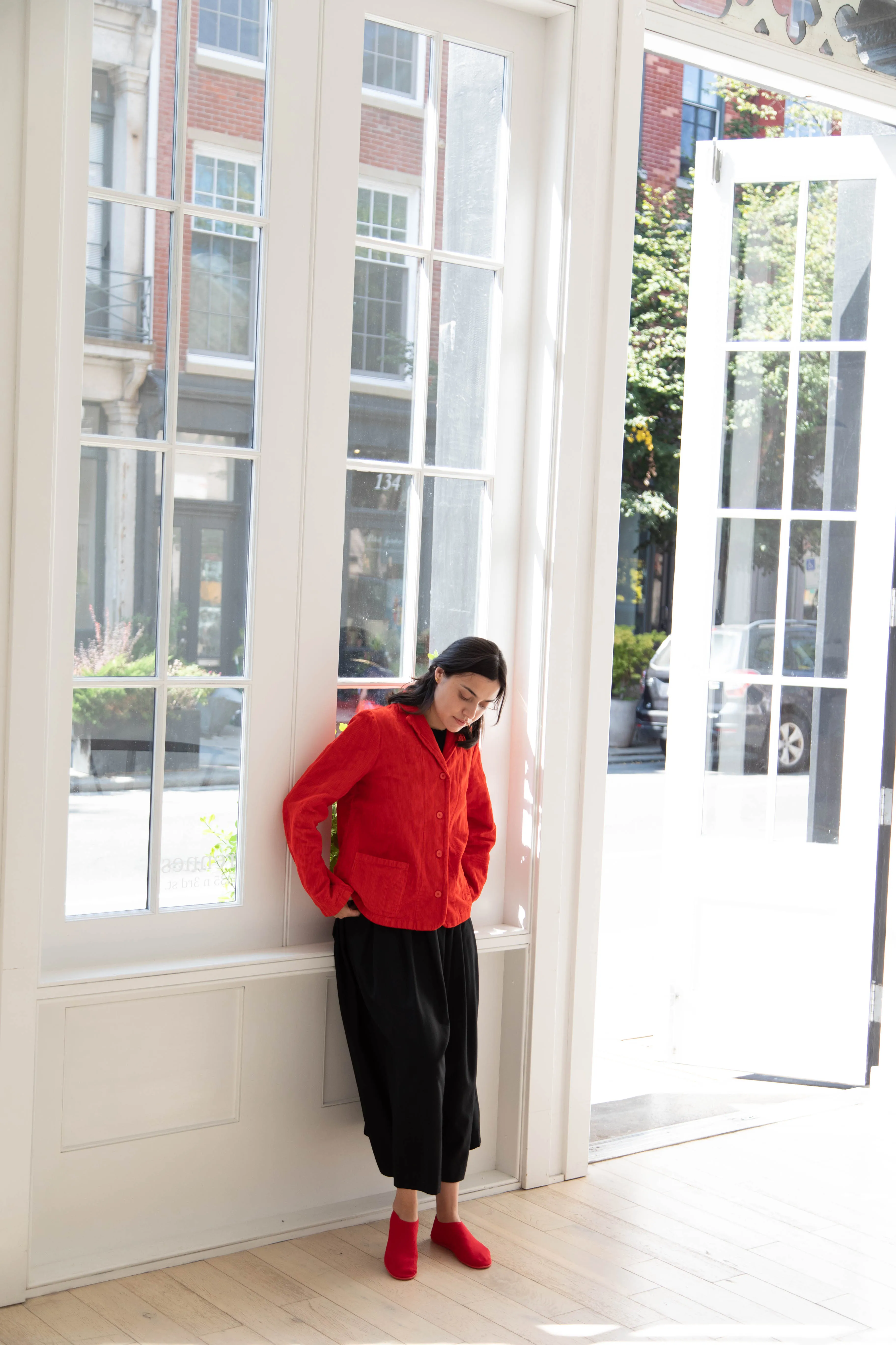Manuelle Guibal | Mini Veste Blic in Volcanic