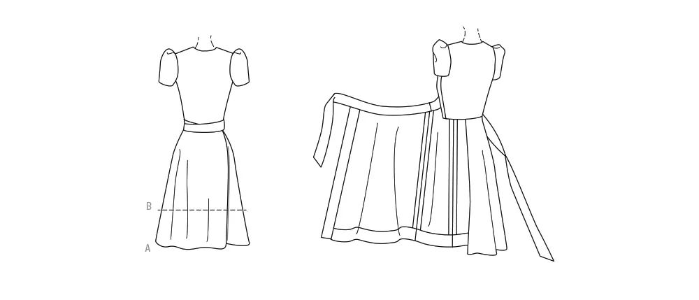 McCall's sewing pattern 8379 Misses' Knit Dress