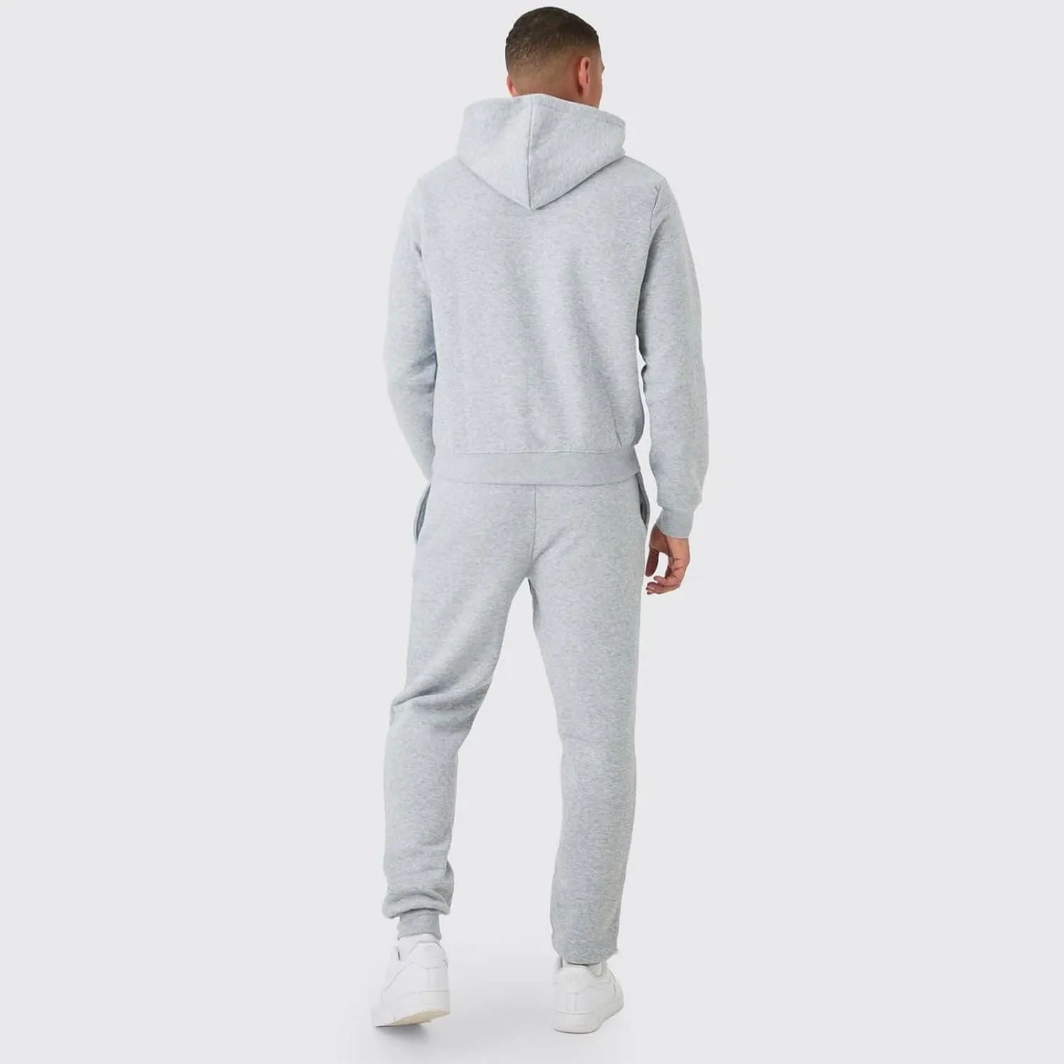 Men's Tacksuit 2-Piece Active Set:Fleece Pullover Sweatshirt and Sweatpants,Jogging Sweatsuit Outfit
