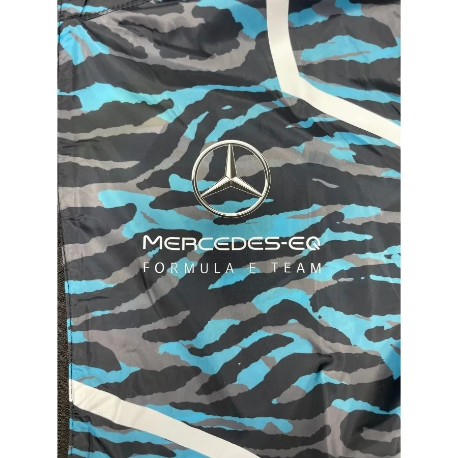 Mercedes Benz-EQ Formula E S8 Graphic Lightweight Technical Rain Jacket - Unisex - Camo