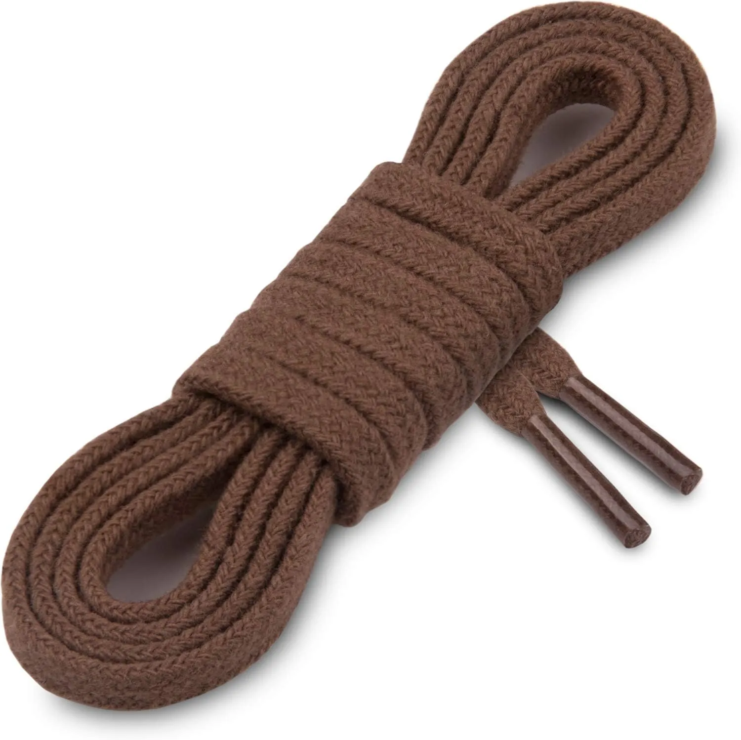 Miscly Flat Dress Shoe laces for Chukka Desert Boot, Dress Shoes and Dress Boots [1 Pair] 3/16 Thin, 100% Cotton