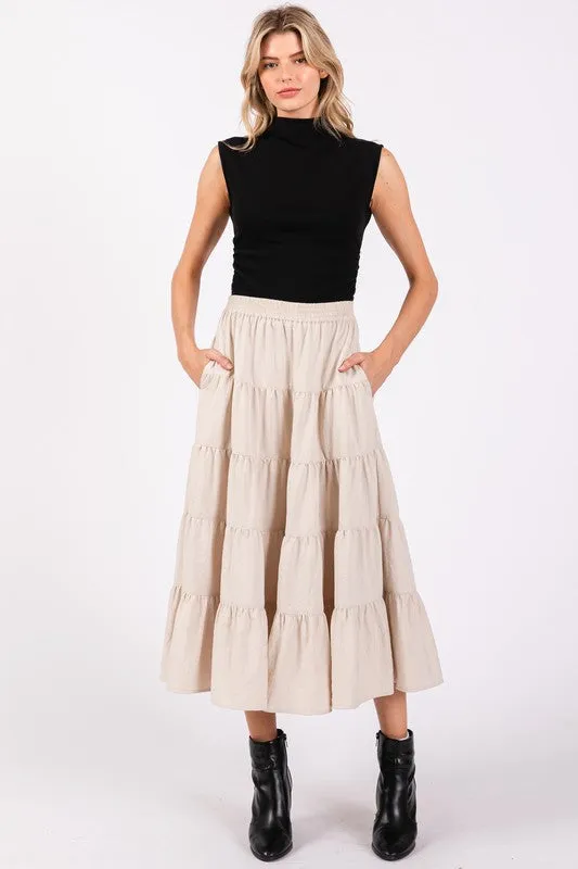 Olivia's Oatmeal Skirt