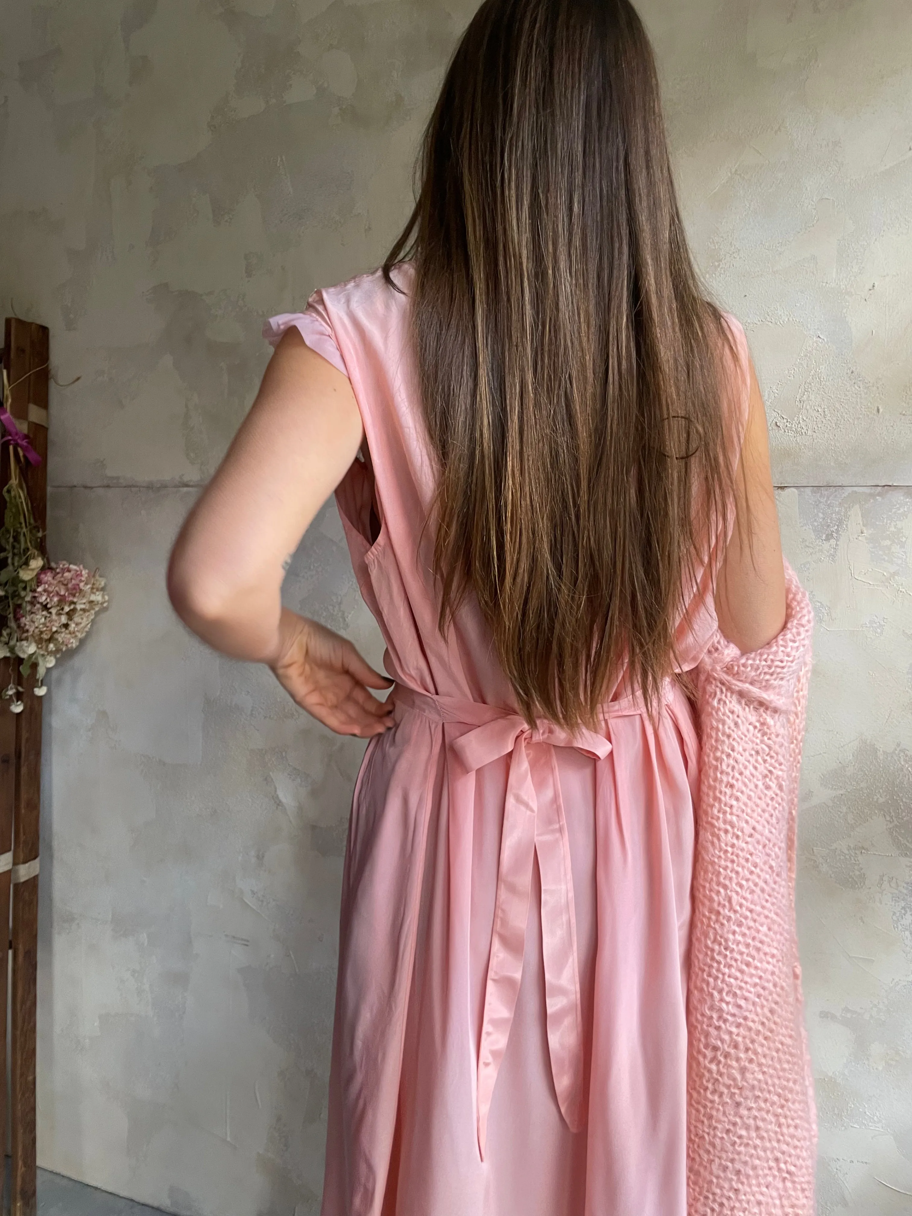 Pink Slip Dress