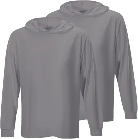 ProtectX High Visibility Sun Protection Lightweight Long Sleeve Hoodie, UPF 50  Quick-Dry, SPF UV Shirt, Active Wear