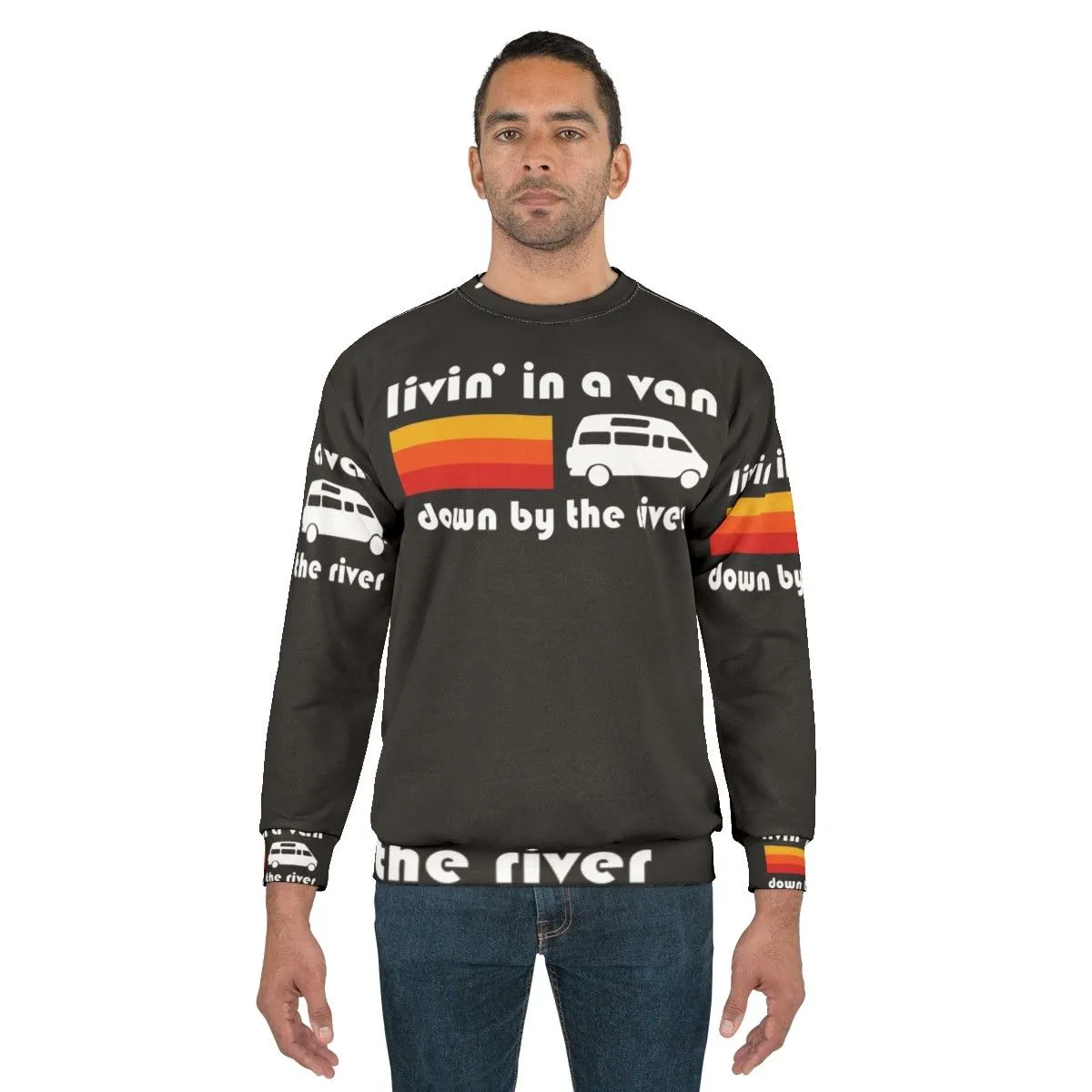 "Chris Farley Matt Foley 'Van Down By The River' Sweatshirt"
