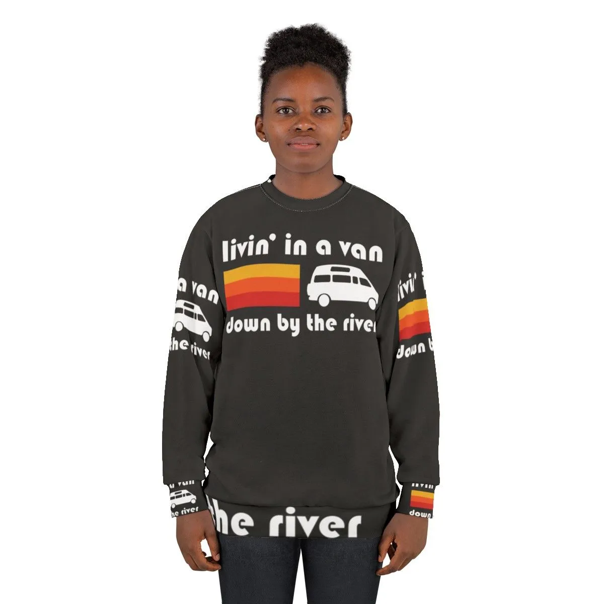 "Chris Farley Matt Foley 'Van Down By The River' Sweatshirt"