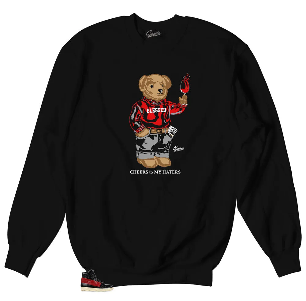 Retro 1 Couture Cheers Bear Sweater