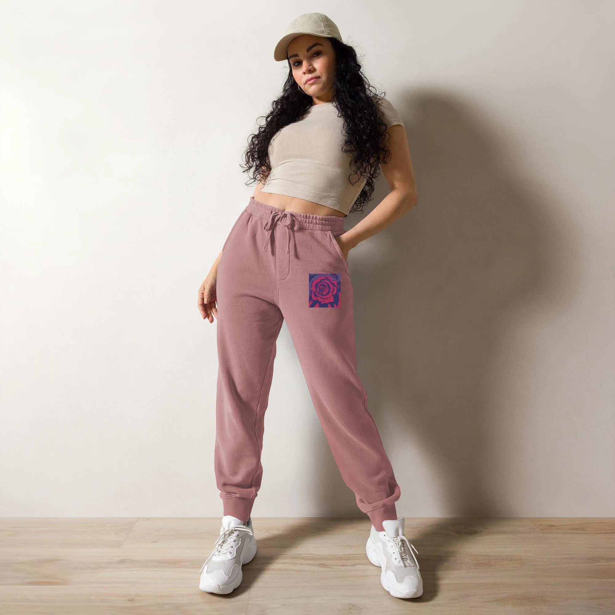 Rosy Pink ~ Pigment-dyed Unisex Sweatpants