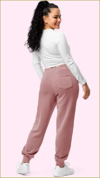 Rosy Pink ~ Pigment-dyed Unisex Sweatpants