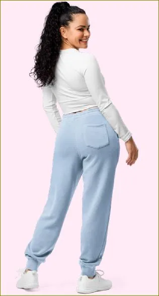 Rosy Pink ~ Pigment-dyed Unisex Sweatpants