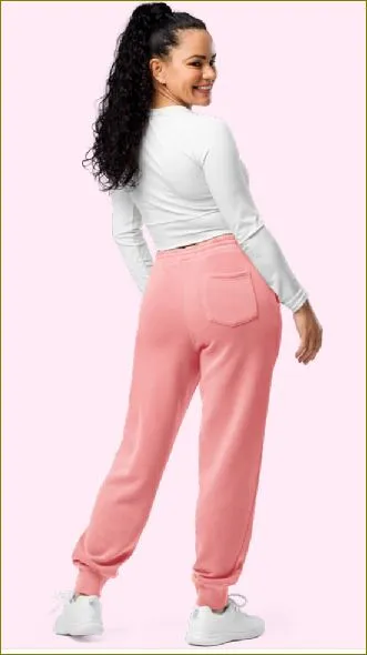 Rosy Pink ~ Pigment-dyed Unisex Sweatpants
